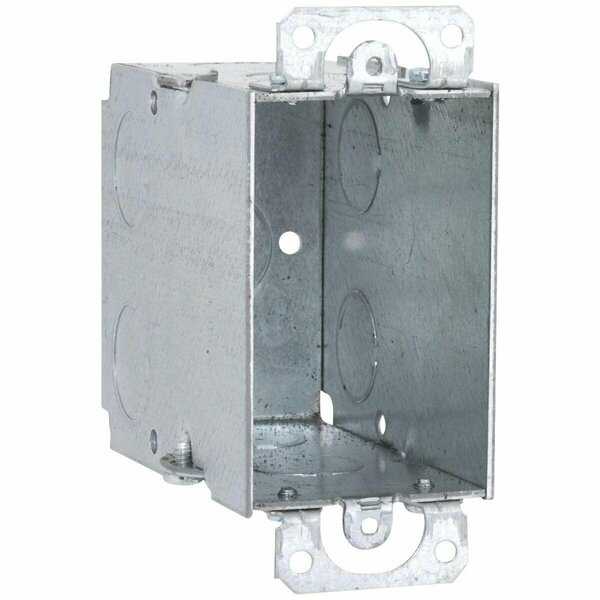 Southwire Electrical Box, 18 cu in, Switch Box, 1 Gang, Steel, Rectangular G603-UPC